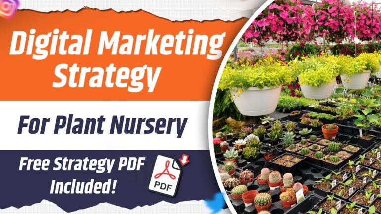 Online Marketing Plan for Plants Nursery 2024 | Social Media Marketing for Nursery