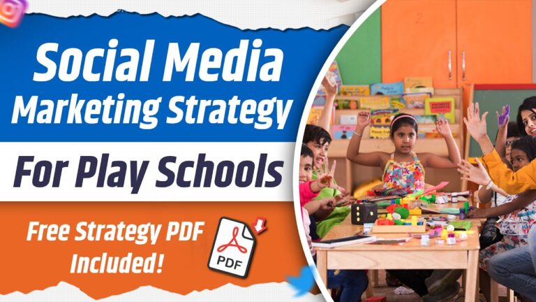 Social Media Marketing for Play School 2024 | Online Marketing Plan for Pre School