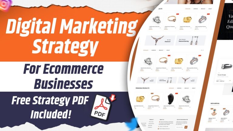 Digital Marketing Plan for eCommerce Business 2024 | Ecommerce Website Marketing Strategy