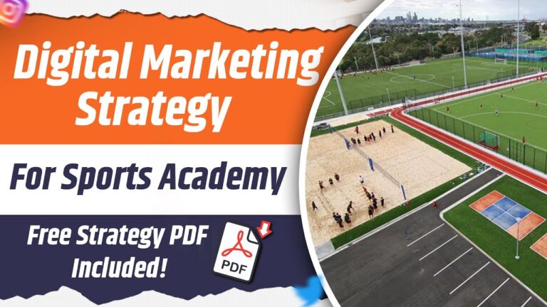 Digital Marketing for SPORTS ACADEMY 2024 | SMM Strategy for Sports Club/Cricket/Football